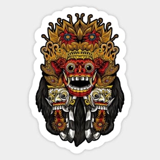 Bali Barong Mask Sticker